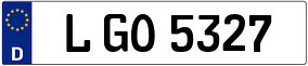 Truck License Plate